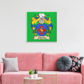 Garcia Coat of Arms Canvas Afdruk (Insitu (Woonkamer))