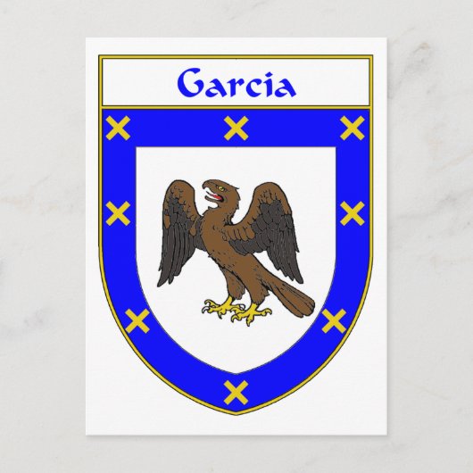 Garcia Coat of Arms/Family Crest Briefkaart (Voorkant)