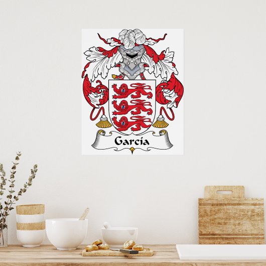 Garcia Coat of Arms Poster (Keuken)