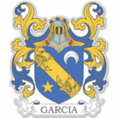 Garcia Coat of Arms Sticker (Voorkant)