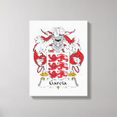 Garcia Family Crest Canvas Afdruk (Voorkant)