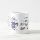 Garcia Family Crest Cup Koffiemok (Voorkant links)