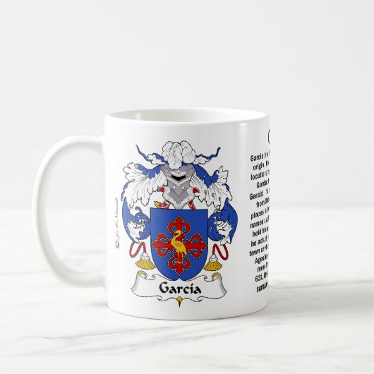 Garcia Family Crest op een mok (Links)