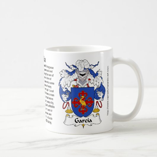 Garcia Family Crest op een mok (Rechts)