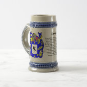 Garcia Family Crest Stein Bierpul (Voorkant links)