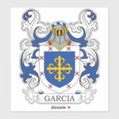 Garcia Family Crest Sticker (Vel)