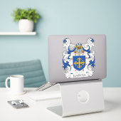 Garcia Family Crest Sticker (Laptop op bureau)