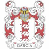 Garcia Family Crest Sticker (Voorkant)