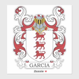 Garcia Family Crest Sticker