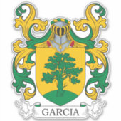 Garcia Family Crest Sticker (Voorkant)