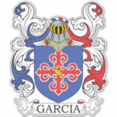 Garcia Family Crest Sticker (Voorkant)