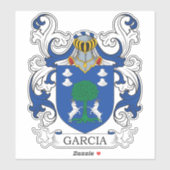 Garcia Family Crest Sticker (Vel)