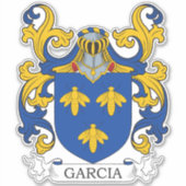 Garcia Family Crest Sticker (Voorkant)