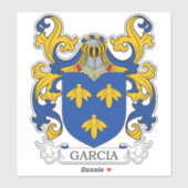 Garcia Family Crest Sticker (Vel)
