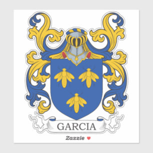 Garcia Family Crest Sticker