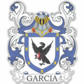 Garcia Family Crest Sticker (Voorkant)