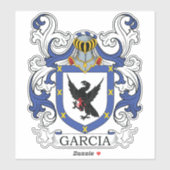 Garcia Family Crest Sticker (Vel)