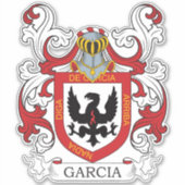Garcia Family Crest Sticker (Voorkant)