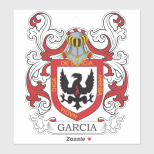 Garcia Family Crest Sticker