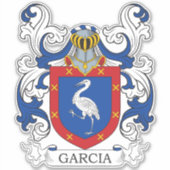 Garcia Family Crest Sticker (Voorkant)