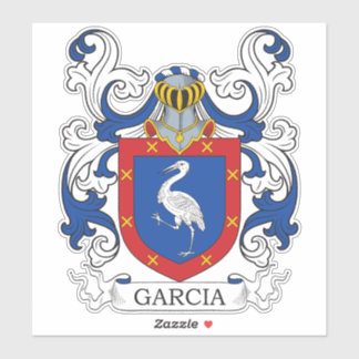 Garcia Family Crest Sticker