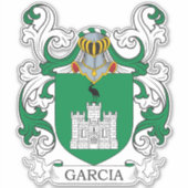 Garcia Family Crest Sticker (Voorkant)