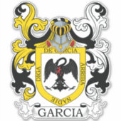Garcia Family Crest Sticker (Voorkant)