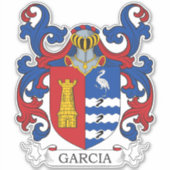 Garcia Family Crest Sticker (Voorkant)