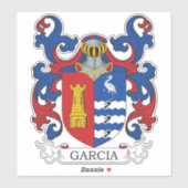 Garcia Family Crest Sticker (Vel)