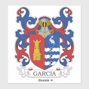 Garcia Family Crest Sticker
