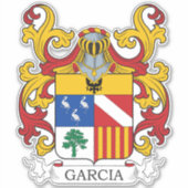 Garcia Family Crest Sticker (Voorkant)