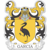 Garcia Family Crest Sticker (Voorkant)