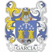 Garcia Family Crest Sticker (Voorkant)