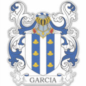 Garcia Family Crest Sticker (Voorkant)