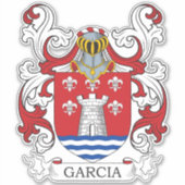 Garcia Family Crest Sticker (Voorkant)