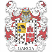 Garcia Family Crest Sticker (Voorkant)