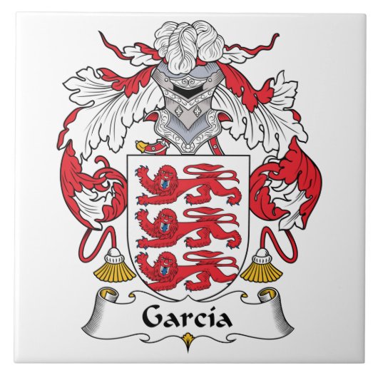 Garcia Family Crest Tegeltje (Voorkant)
