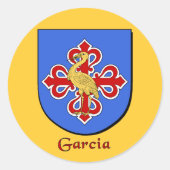 Garcia Family Shield Stickers (Voorkant)