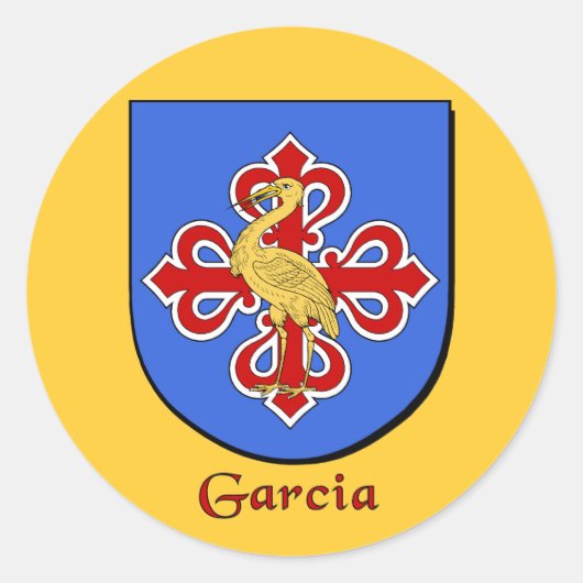 Garcia Family Shield Stickers (Voorkant)