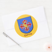 Garcia Family Shield Stickers (Envelop)