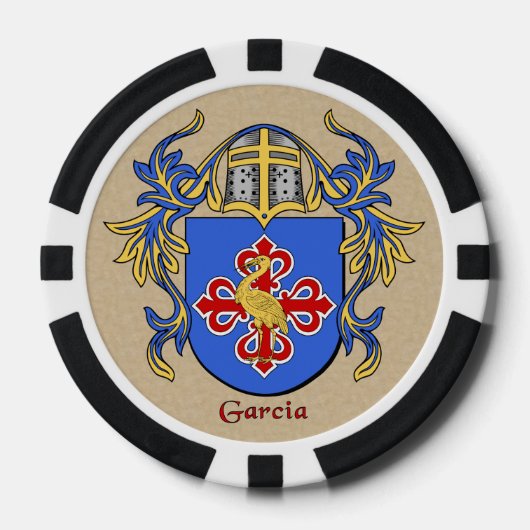 Garcia Heraldic Arms Poker Chips (Voorkant)