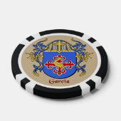 Garcia Heraldic Arms Poker Chips (Enkel)