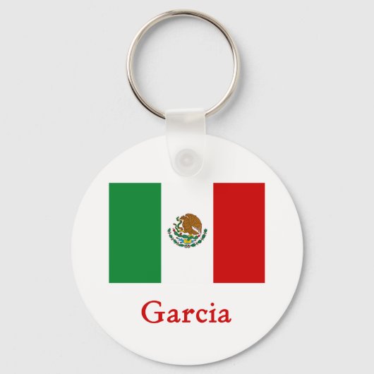 Garcia Mexican Flag Sleutelhanger (Voorkant)