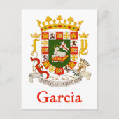 Garcia Shield of Puerto Rico Briefkaart (Voorkant)