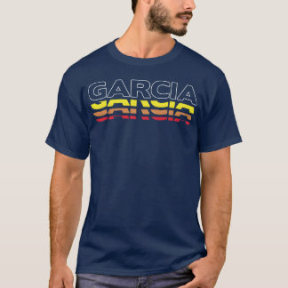 Garcia voornaam grappige vintage zonsondergang Gar T-shirt
