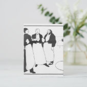 Garcons de Cafe Briefkaart (Staand voorkant)