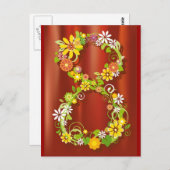 Garcya.us_8m#2 (2) Internationale Vrouwendag veroo Briefkaart (Voorkant / Achterkant)