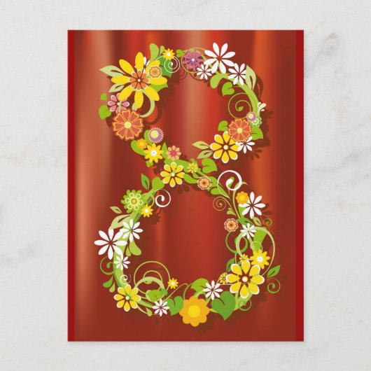 Garcya.us_8m#2 (2) Internationale Vrouwendag veroo Briefkaart (Voorkant)