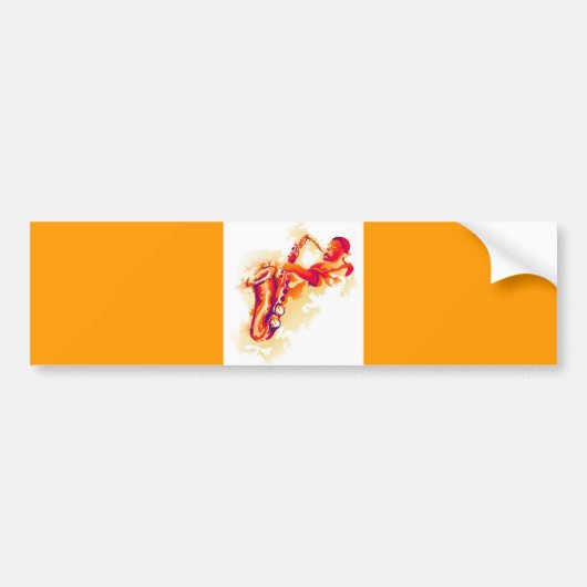 Garcya.us_jazzsolowaterkleurnopen Bumpersticker (Voorkant)