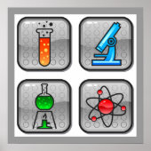 Garcya.us_ScienceIcons Poster (Voorkant)